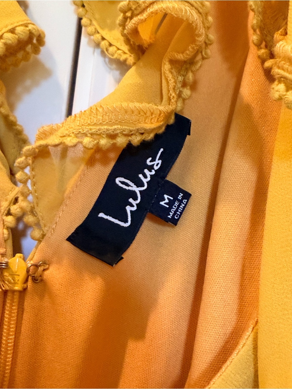 Lulu's Yellow Ruffle Maxi Dress - Picture 6 of 7
